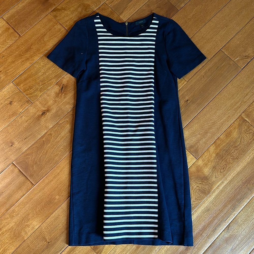 Jcrew navy mini dress
